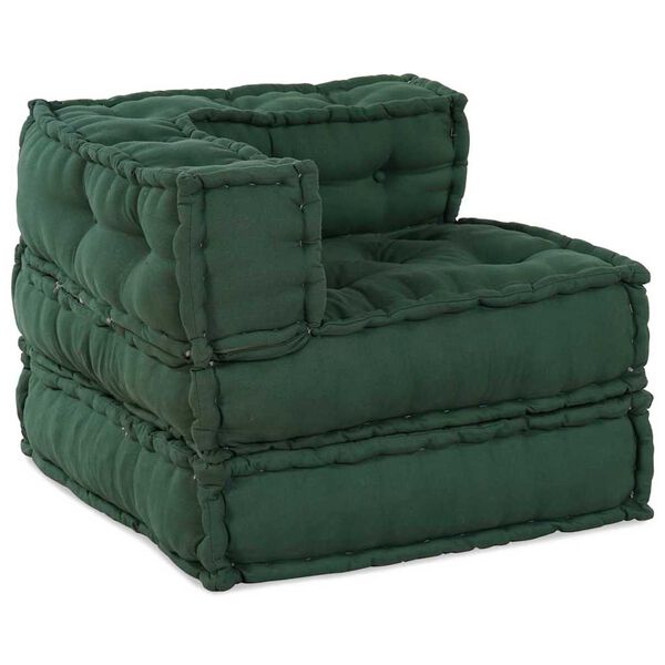 vidaXL Modulsofa 3 pcs Gr&oslash;n Stof