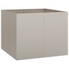 vidaXL plantekasse rustfarvet 100x100x80 cm forvitringsst&aring;l