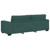 vidaXL 3-personers sofa 180 cm stof m&oslash;rkegr&oslash;n