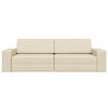 vidaXL Sovesofa 200cm Creme Stof