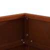 vidaXL B&aring;lsted Brun 50 x 50 x 38 cm Cortenst&aring;l