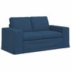 vidaXL Sofa 2 pcs Bl&aring; 182 x 80 x 82 cm Stof