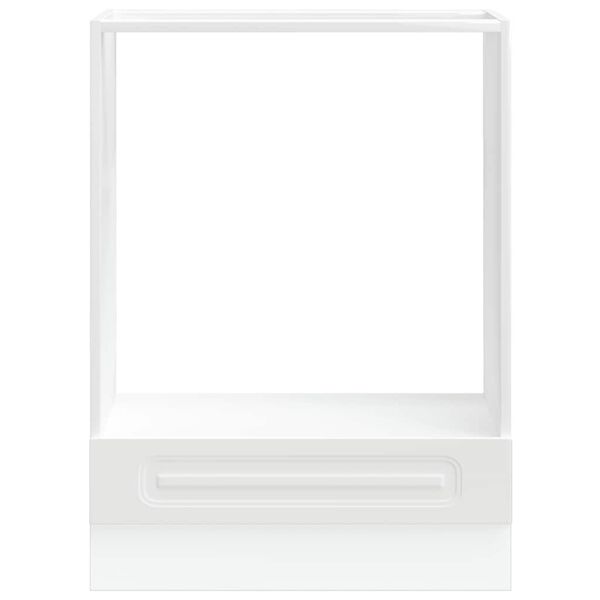 vidaXL ovnskab Kalmar konstrueret tr&aelig; hvid