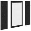 vidaXL V&aelig;gmonteret Jakkeholder V&aelig;gmonteret Sort eg 96 x 1,5 x 90 cm