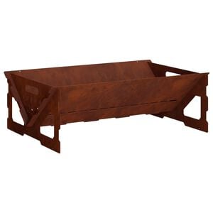 vidaXL B&aring;lsted Rusten 60 x 40 x 20 cm Cortenst&aring;l