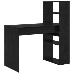 vidaXL Bord Sort eg Konstrueret tr&aelig; 113 x 54 x 120 cm