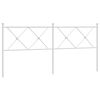 vidaXL udskiftningsgavl 180 cm metal hvid