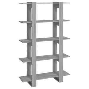 vidaXL bogreol/rumdeler 100x30x160 cm gr&aring; sonoma-eg