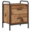 vidaXL Natskab Gammelt tr&aelig; 40 x 30 x 50 cm Konstrueret tr&aelig;