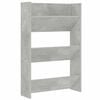 vidaXL v&aelig;gh&aelig;ngt skoskab 60x18x90 cm sp&aring;nplade betongr&aring;