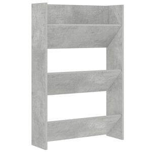 vidaXL v&aelig;gh&aelig;ngt skoskab 60x18x90 cm sp&aring;nplade betongr&aring;
