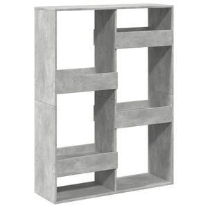 vidaXL bogreol 100x33x135 cm konstrueret tr&aelig; betongr&aring;