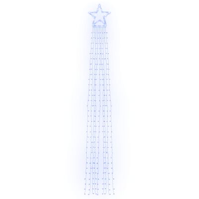 vidaXL juletræslys 320 LED'er 375 cm blå