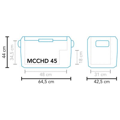 Mestic kompressorkøleboks MCCHD-45 43 l sort