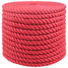 vidaXL Jute reb 24 mm R&oslash;d 100% Tossa jute
