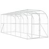 vidaXL H&oslash;nsehus Mod V&aelig;g S&oslash;lv 600 x 150 x 215 cm Galvaniseret st&aring;l