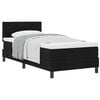 vidaXL Box spring seng med hovedg&aelig;rde Sort 100 x 200 cm Stof