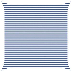 vidaXL Solskygge sejl Bl&aring; og Hvid 4,5 x 4,5 m 100% polyester Oxford