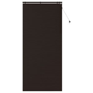 vidaXL Persienner M&oslash;rk Brun 115 x 250 cm 35 mm Massivt Paulownia Tr&aelig;