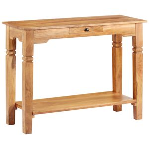 vidaXL konsolbord 100x40x76 cm massivt akacietr&aelig;