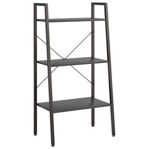 vidaXL stigereol med 3 hylder 56x35x108 cm sort