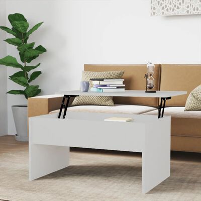vidaXL sofabord 80x50,5x41,5 cm konstrueret træ hvid