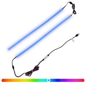 vidaXL LED Strip 110 cm Flerfarvet PVC
