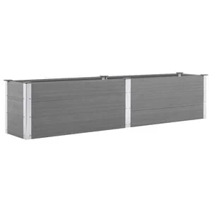 vidaXL h&aelig;vet plantekasse 250x50x54 cm WPC gr&aring;
