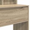 vidaXL Sovev&aelig;relsessminkeborde med skuffe Sonoma eg 80 x 39,6 x 135 cm