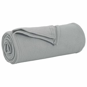 vidaXL T&aelig;ppe Gr&aring; 270 x 240 cm 0.86 kg Fleece