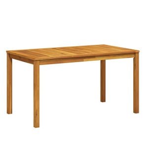 vidaXL havebord 140x80x74 cm massivt akacietr&aelig;