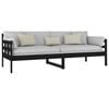 vidaXL daybed 80x200 cm massivt fyrretr&aelig; sort