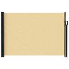 vidaXL Udtr&aelig;kkeligt side-markise Sandfarvet 300 x 160 cm Polyester