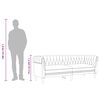vidaXL 3-personers Chesterfield-sofa stof lysegr&aring;