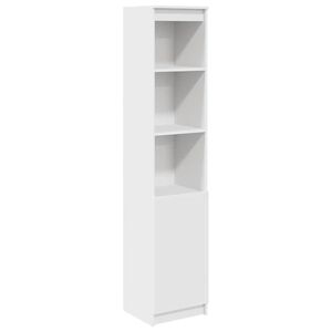 vidaXL h&oslash;jskab 37,5x35x180 cm konstrueret tr&aelig; hvid
