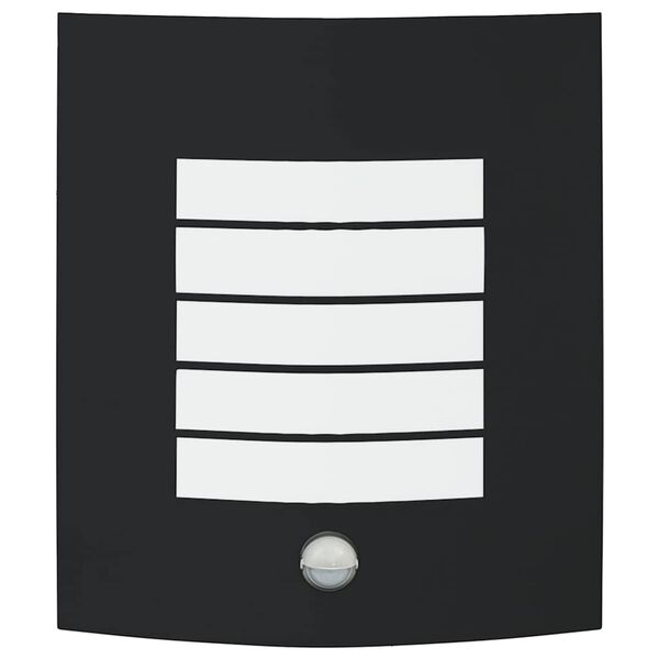 vidaXL Udend&oslash;rs v&aelig;glampe Sort 23,5 x 9 x 26 cm