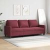 vidaXL 3-personers sofa 180 cm stof vinr&oslash;d