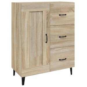 vidaXL sk&aelig;nk 69,5x34x90 cm konstrueret tr&aelig; sonoma-eg