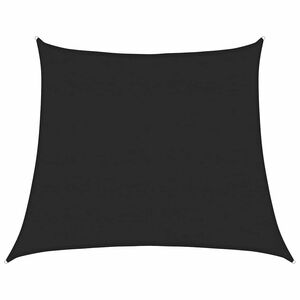 vidaXL solsejl 4/5x4 m 160 g/m&sup2; trapezformet HDPE sort