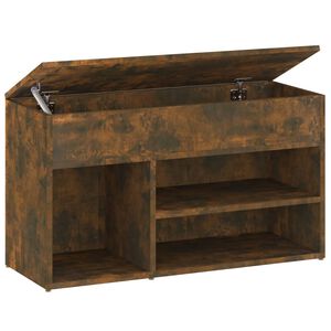 vidaXL skob&aelig;nk 80x30x45 cm konstrueret tr&aelig; r&oslash;get egetr&aelig;sfarve