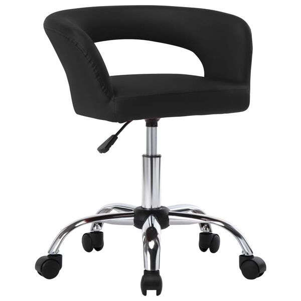 vidaXL spisebordsstole 2 stk. kunstl&aelig;der sort