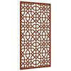 vidaXL udend&oslash;rs v&aelig;gdekoration 105x55 cm maurisk design cortenst&aring;l