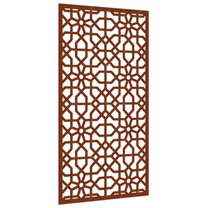 vidaXL udend&oslash;rs v&aelig;gdekoration 105x55 cm maurisk design cortenst&aring;l