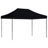 vidaXL pop op-festtelt 410x279x315 cm foldbart sort