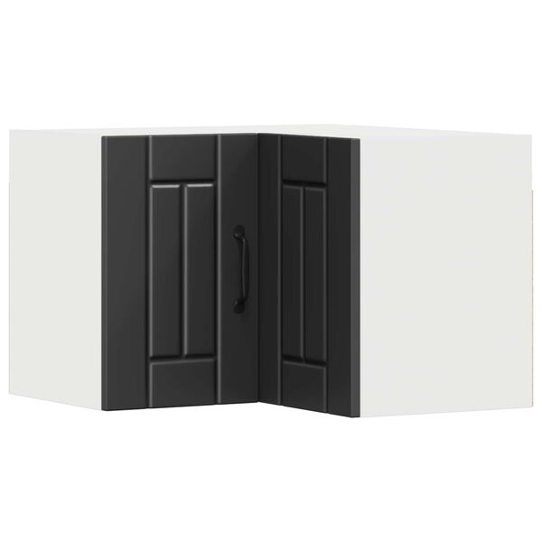 vidaXL K&oslash;kkenskab Sort 57 x 57 x 40 cm Konstrueret tr&aelig;