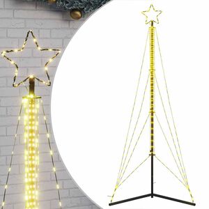 vidaXL LED-juletr&aelig; 483 LED'er 240 cm varmt hvidt lys