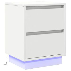 vidaXL Natskab Hvid 39 x 34,5 x 50 cm Konstrueret tr&aelig;
