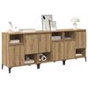 vidaXL Sideboards 3 pcs Artisan Egetr&aelig; 60 x 35 x 70 cm Konstrueret tr&aelig;
