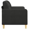 vidaXL 2-personers sofa 120 cm stof sort