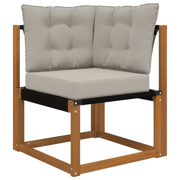 vidaXL Udend&oslash;rs Sofa Pude 3 pcs Gr&aring; Polyester